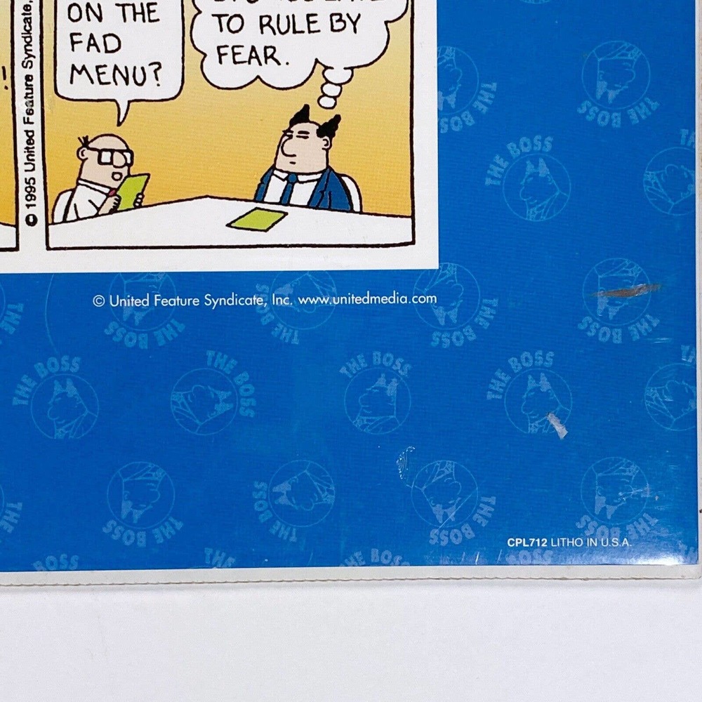 Dilbert Lithograph Print 2 Strips The Boss Corp Change United Feature Syndicate - Picture 4 of 7